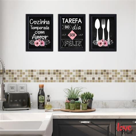 Quadro Personalizado Para Cozinha Temperada Amor Parcelamento Sem