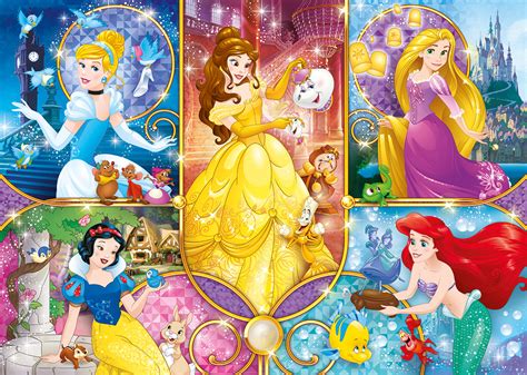 Disney Princess 104 El Brilliant Puzzle Clementoni