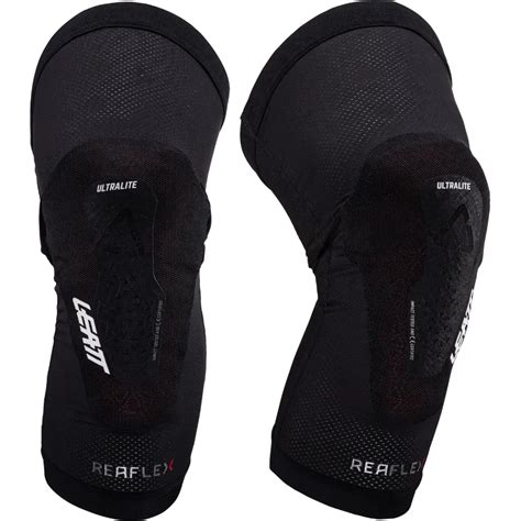 Leatt Reaflex Hybrid Pro Knee Guard Black Bike