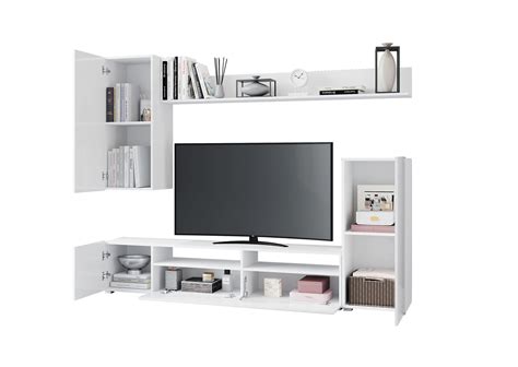 Гостиная ЛИРА Белый/Бетон — МЕБЕЛИНИ — Мебель Таганрог