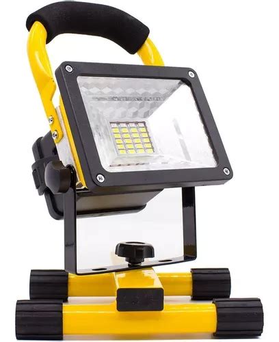 Kit X 2 Lanternas Refletor Led Recarregável Holofote 30w Parcelamento