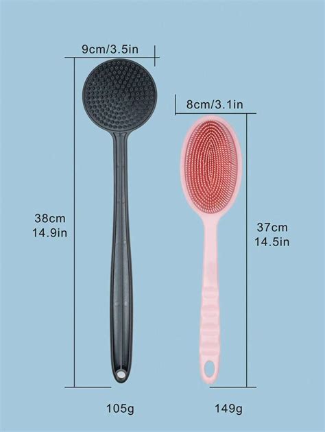 Grattoir De Dos Pour La Douche Brosse De Gommage Corporel Double