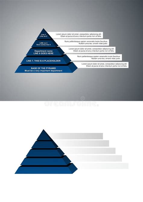 Blue Pyramid Structure Stock Illustrations Blue Pyramid