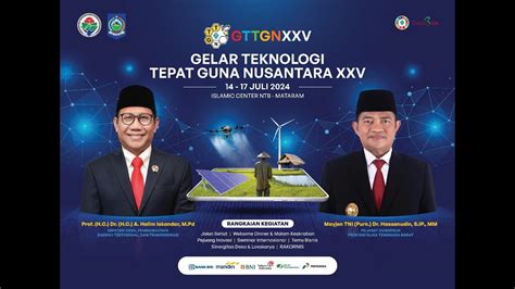 Gelar Teknologi Tepat Guna Nusantara Xxv Tahun Youtube