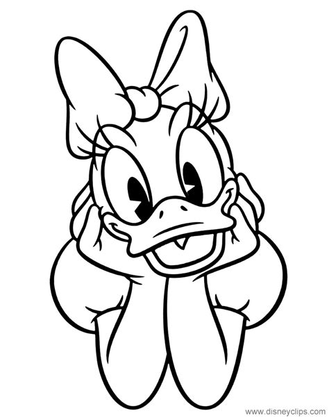 Daisy Duck Coloring Pages