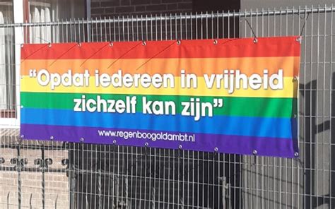 Regenboog Oldambt Vindt Weghalen Spandoek En Vlaggen Regelrechte Aanslag Op De Vrijheid Van