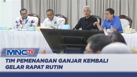 TPN Ganjar Pranowo Kembali Gelar Rapat Rutin Bahas Struktur Inti LIM