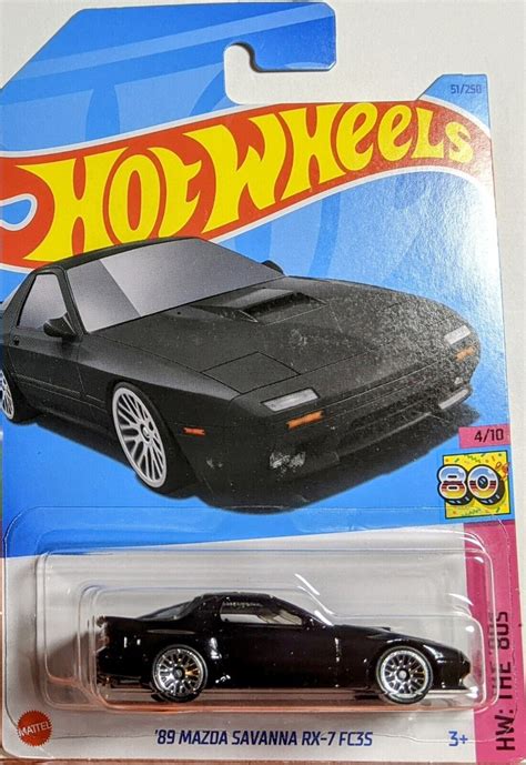 Hot Wheels Mazda Savanna Rx Fc Black The S Mainline New