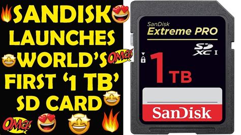 Sandisk Launches The Worlds First Tb Microsd Card High Capacity