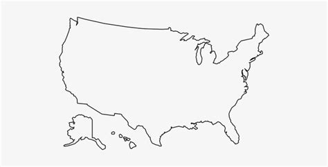 America Map Outline