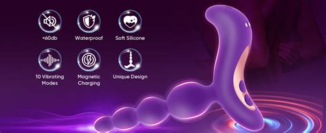 Amazon Vibrating Anal Beads Butt Plug Sex Toys For Women And Men Anal Vibrator Adult