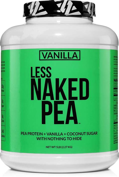 LESS NAKED PEA VANILLA PEA PROTEIN Pea Protein Isolate From North