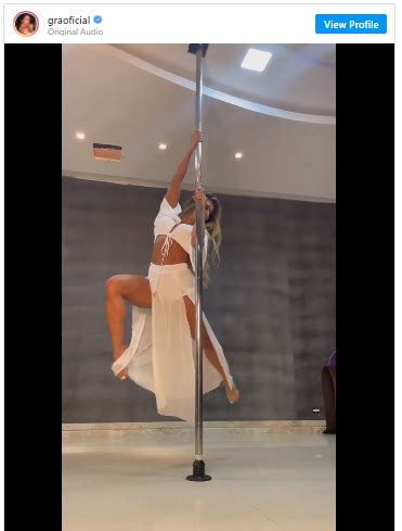 Sensual Gracyanne Barbosa Faz Pole Dance R Dio Massa Fm