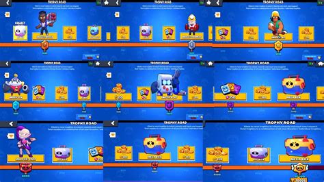 10000 Trophies Nonstop Without Collecting Trophy Road Brawl Stars