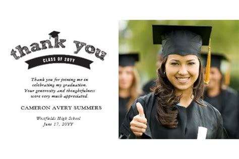 Graduation Thank You Card - 10+ Examples, How To Create