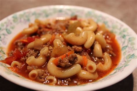 Sisters Luv 2 Cook Hamburger Tomato Macaroni Soup