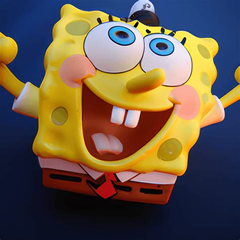 Happy Spongebob Graphic · Creative Fabrica