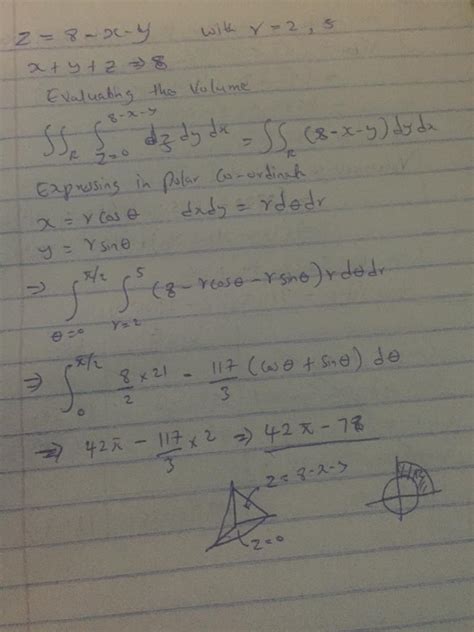 Find The Volume Of The Solid In The First Octant Bounded By The