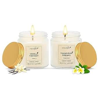 Aromahpure Scented Candles 55 Hours 100 Soy Wax Handcrafted