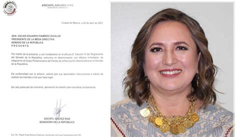 Xóchitl Gálvez Se Pasa Al Prd Nacional W Radio Mexico