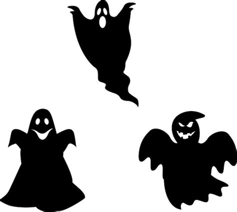 Premium Vector | Halloween Ghost SVG Funny halloween ghost Silhouette