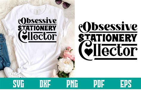 Obsessive Stationery Collector Svg Graphic By Belysvgbundlefiles