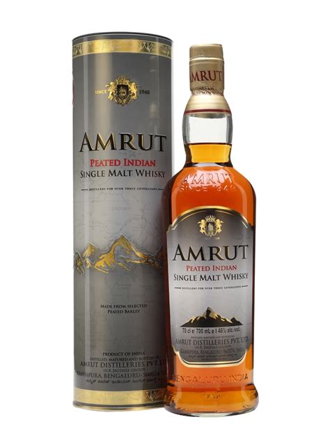 Amrut Peated Single Malt Whisky - Wine Delivery Singapore