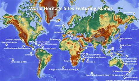 Islands Natural World Heritage Sites