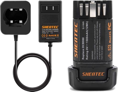 Amazon Shentec 1500mAh 8 Volt Replacement Battery Compatible With