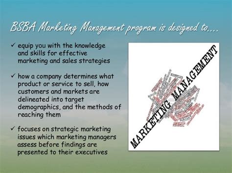 Bsba Marketing Management