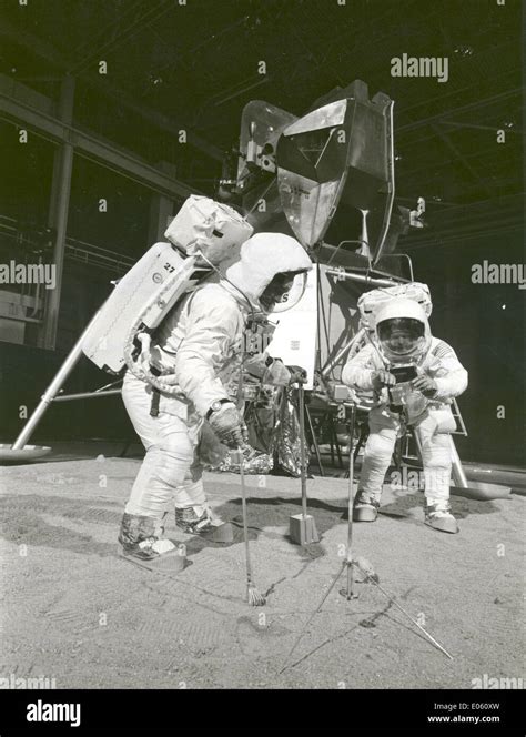 Apollo 11 Crew During Training Exercise Stock Photo - Alamy