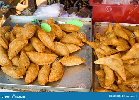 Traditional Food Named Jalangkote from Makassar, South Sulawesi Stock ...