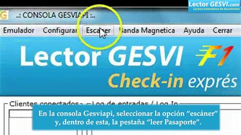 8 Escaner De Dni Y Pasaportes Gesvi Lectura De Pasaporte Youtube