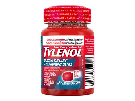 Tylenol Ultra Relief Ex Str 120 S