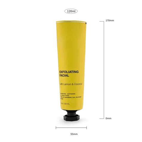 Yellow Seal Hand Cream Aluminum Tube YBJ Cosmetic Packaging Manufacturer