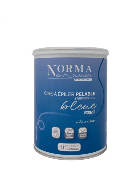 Pot De Cire Pelable Bleue Zones Sensibles Norma De Durville