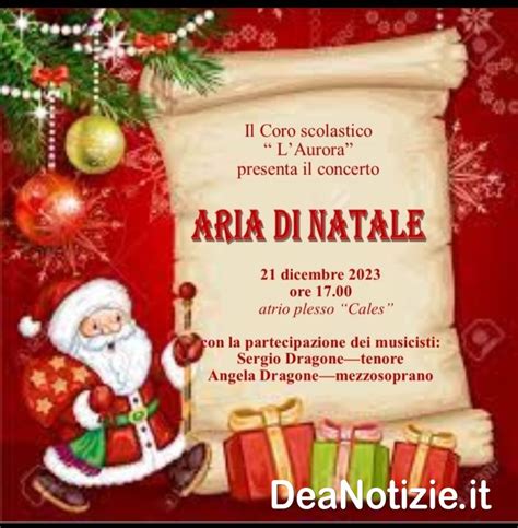 Calvi Risorta Concerto Aria Di Natale Degli Alunni Della Scuola