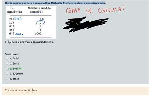 Solved A certain enzyme that carries out Michaelis-Menten | Chegg.com