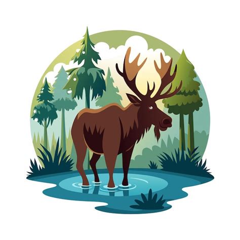 Premium Vector | Forest animal vector illustration