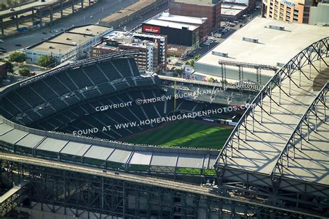 Aerial Photo Of Seattles Safeco Field Stadium