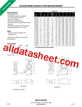 8107-RC Datasheet(PDF) - Bourns Electronic Solutions