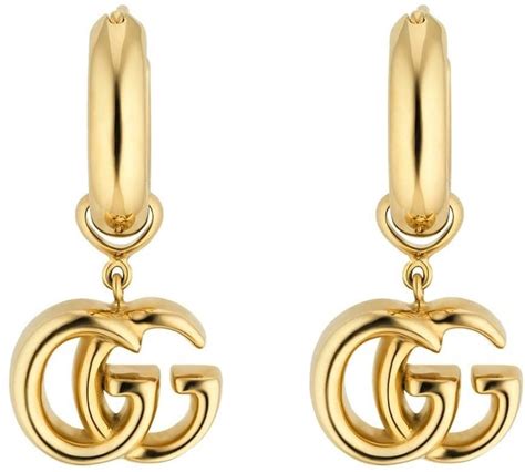 Gucci 18K Yellow Gold Hoop Women's Earrings YBD58201700100U