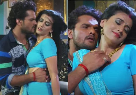 Bhojpuri Actress Akshara Singh And Khesari Lal Yadav Song Baaj Jai