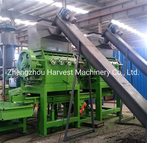 Double Shaft Tire Shredder High Quality Tire Recycling Machine