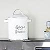 Amazon Auldhome Grease Container White Enamelware Bacon Grease