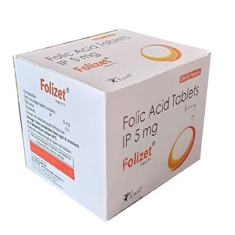 Mg Folic Acid Tablet Ip At Rs Box Folic Acid Tablet In Lucknow