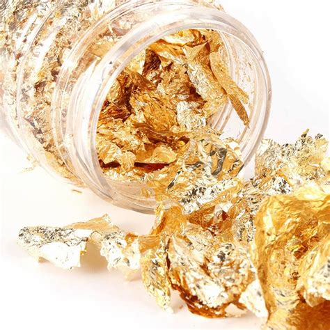 Yellow Edible Gold Leaf Size X Inch Quantity Per Pack Piece