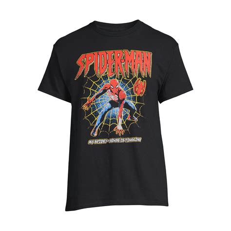 Spider Man Web Walk Graphic Tee