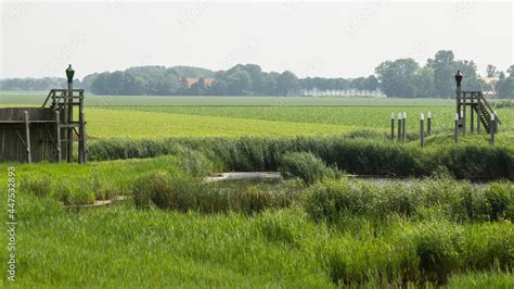 The Old Harbor Of Schokland On The Former Island In The Zuiderzee After