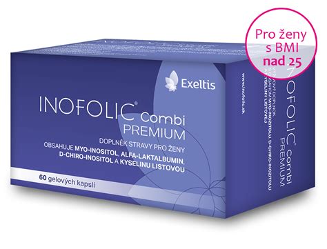 INOFOLIC COMBI PREMIUM Podpora početí pro ženy s vyšším BMI